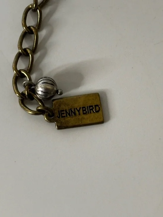 Jenny Bird Vintage-Style Coin Bib Statement Necklace – Antique Brass & Silver - Picture 12 of 14